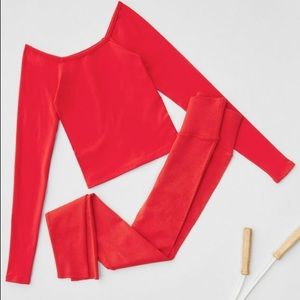 Fabletics Red Hot outfit